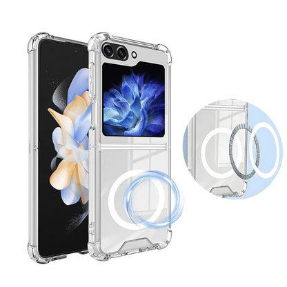 Galaxy Z Flip5 Anti-Knock TPU Transparent MagSafe Case