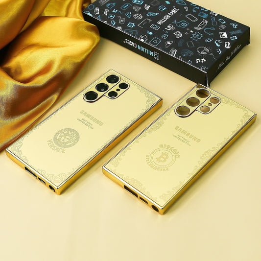 Limited Edition Gold Crafted Bitcoin Case - Samsung