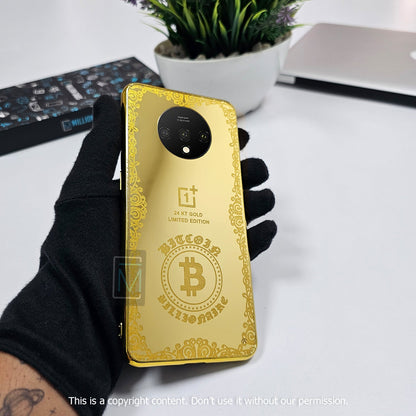OnePlus 7T Crafted Gold Luxurious Camera Protective Case