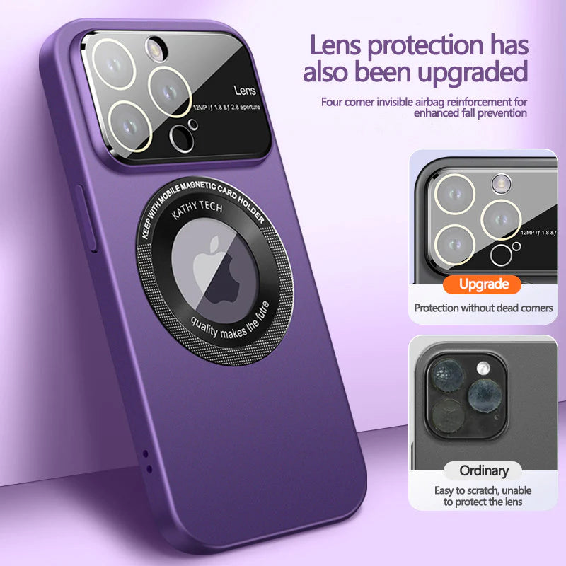 iPhone 14 Pro MagSafe Glass Lens Protector Matte Case