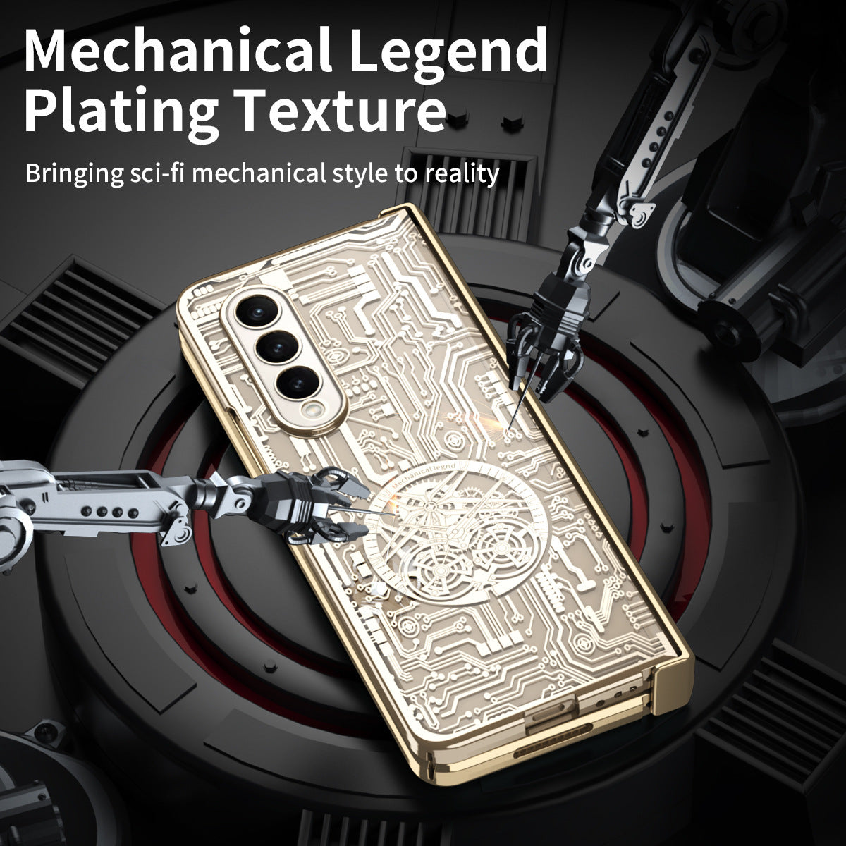 Galaxy Z Fold4 Mechanical Integrated Electroplating Case