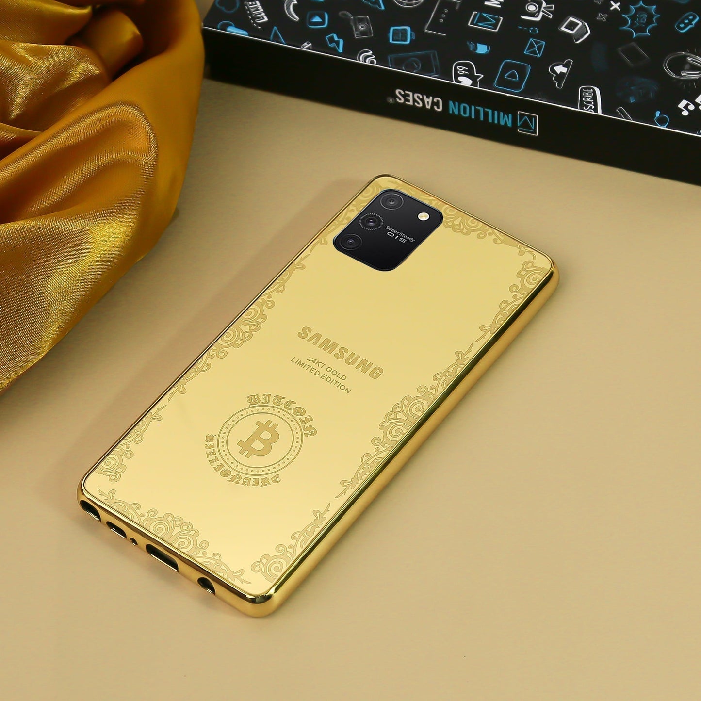 Limited Edition Gold Crafted Bitcoin Case - Samsung