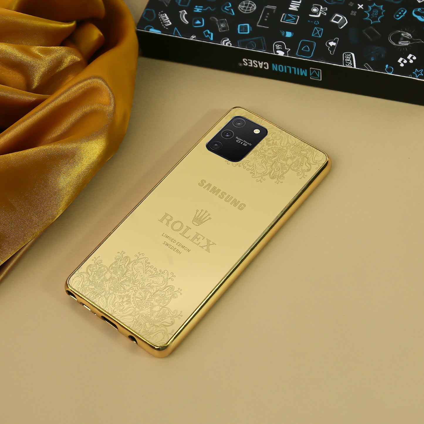 Galaxy S10 Lite Crafted Gold Luxurious Camera Protective Case