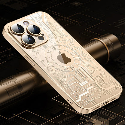 iPhone 13 Pro Electroplated Clock Pattern Case
