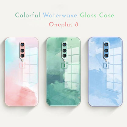 Colorful Wave Glass Phone Case - OnePlus