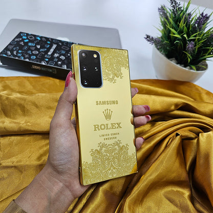 Galaxy S Series Luxurious Crafted Gold Camera Protective Case