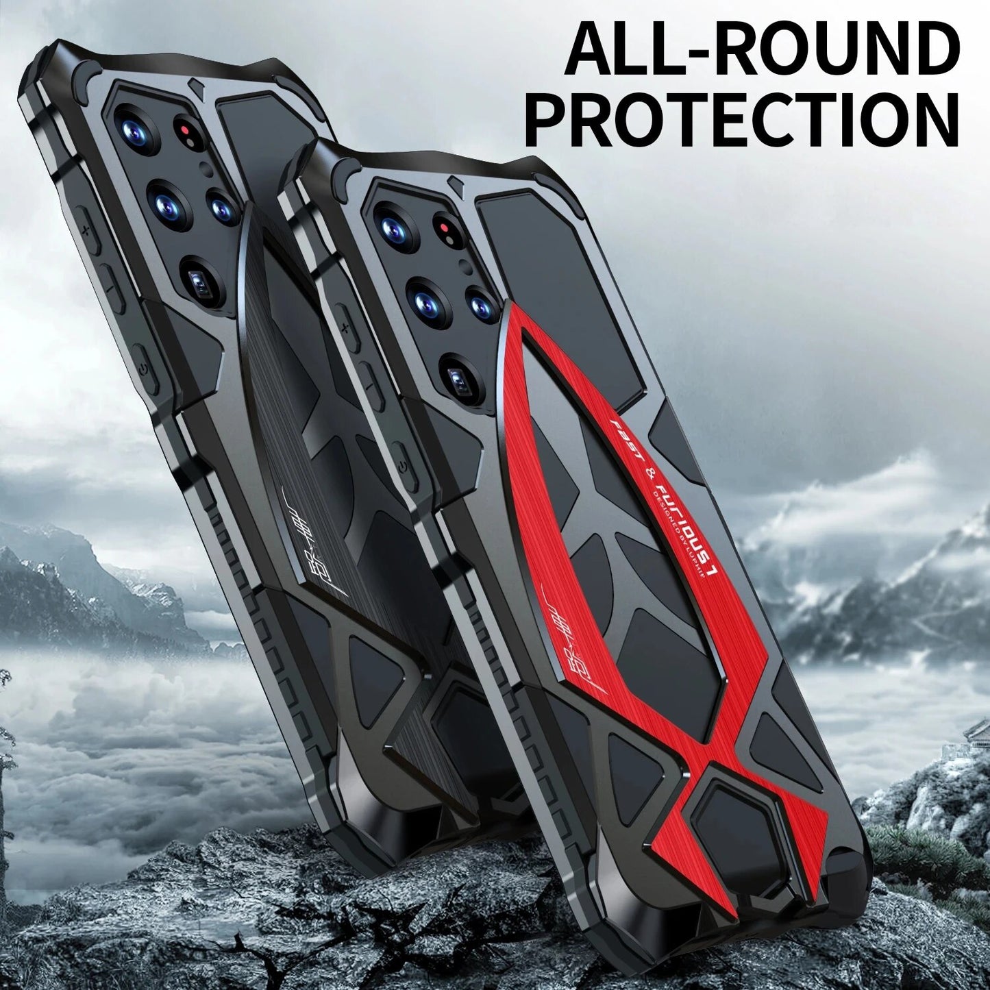 Metal Armor Heavy Duty Shockproof Case - Samsung