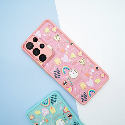 Emoji Printed Matte Finish Case - Samsung
