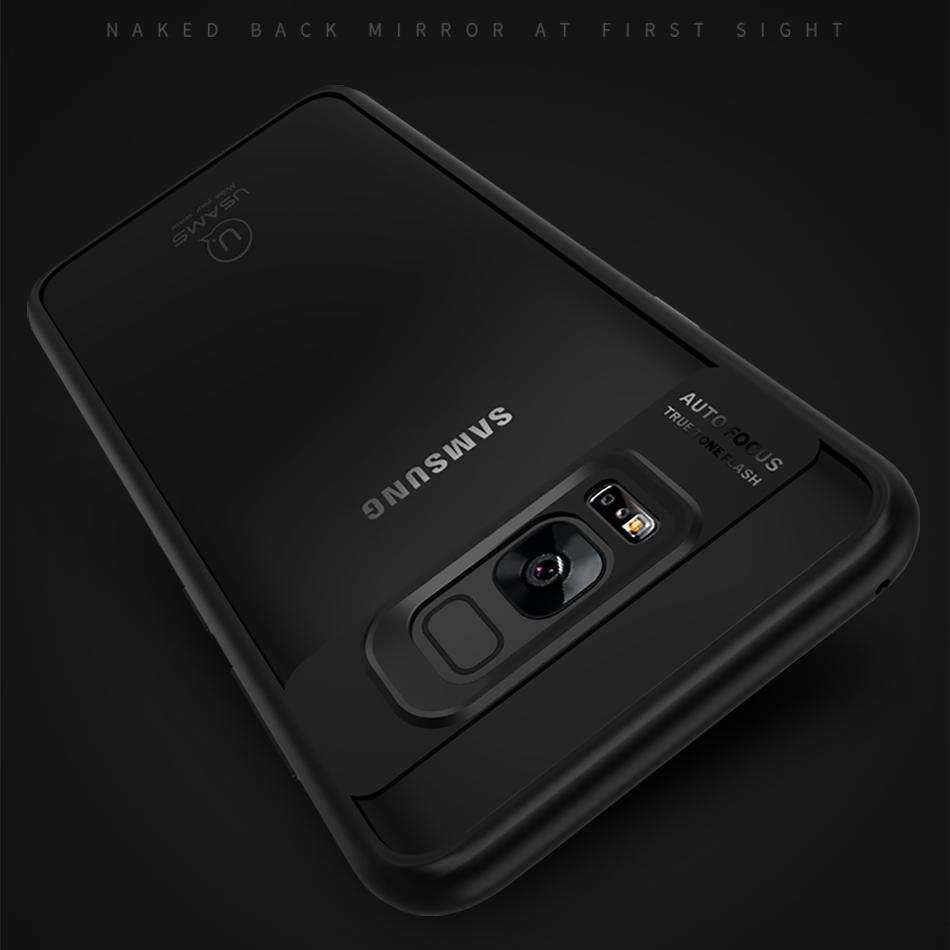 Galaxy S8 Transparent Slim Shockproof Case