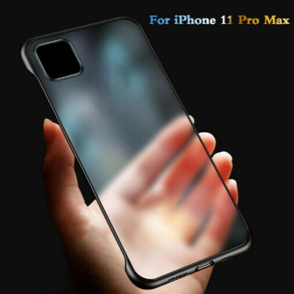 iPhone 11 Pro - Frameless Finger Ring Holder Matte Case