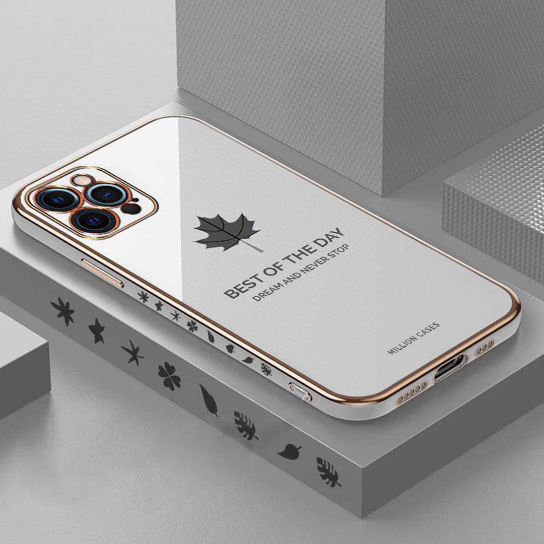 iPhone 12 Pro Max - Maple Leaf Soft Plating Case