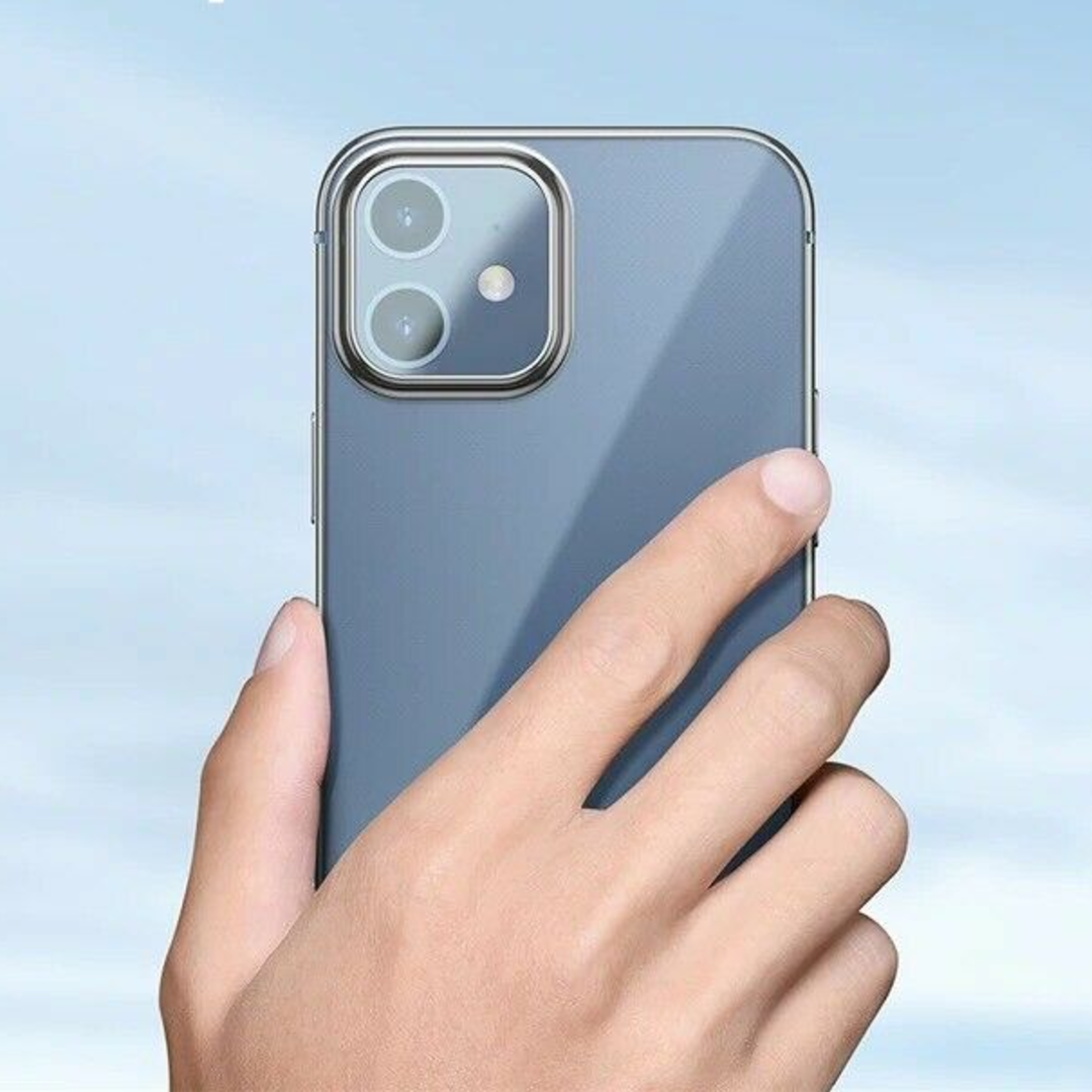 iPhone 13 Pro Max - Transparent Glitter Edge Bumper Case
