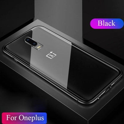 Oneplus 7 Pro Electronic Auto-Fit Magnetic Transparent Glass Case