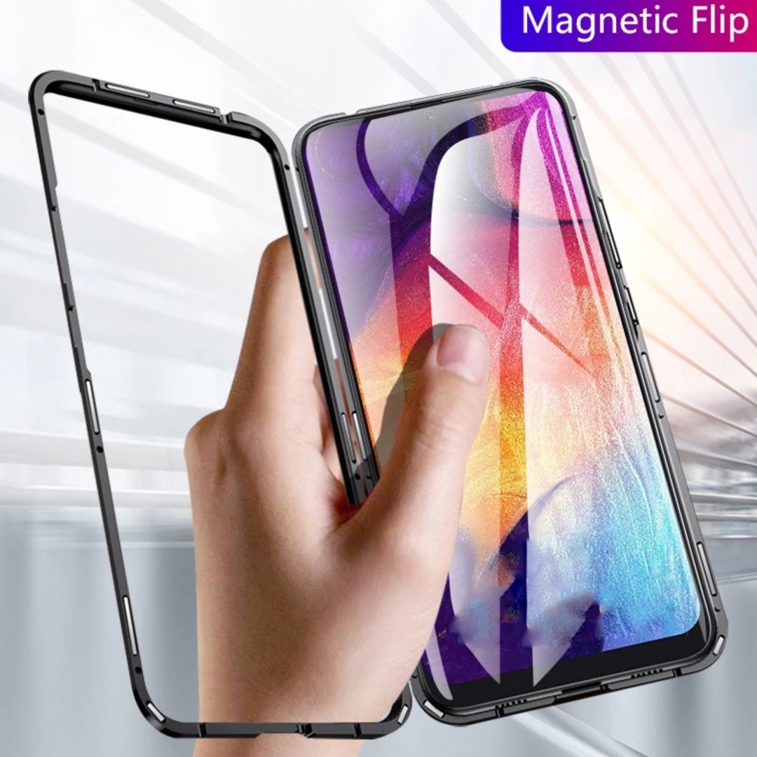 Oneplus 7 Pro Electronic Auto-Fit Magnetic Transparent Glass Case