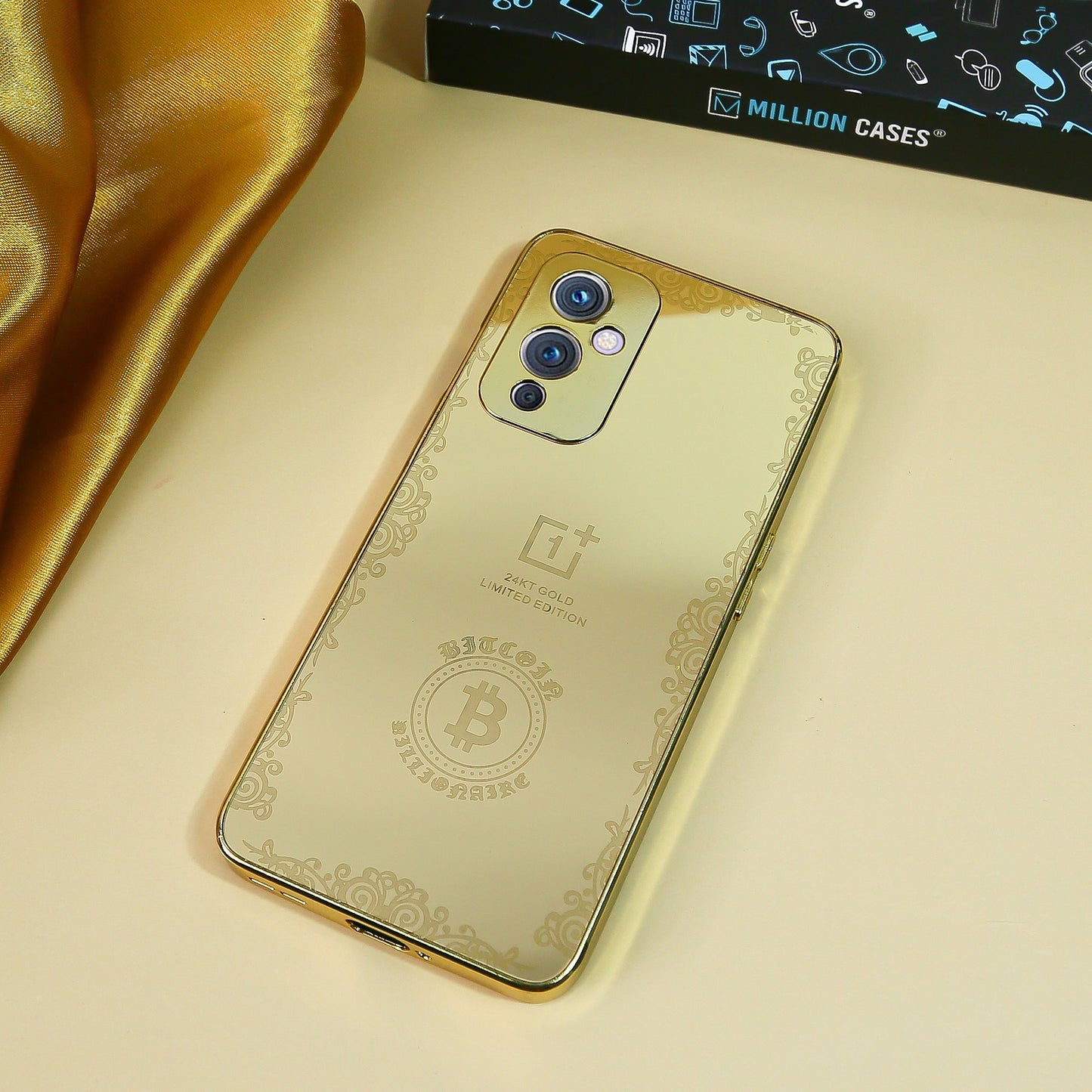 Crafted Gold Versace Luxurious Camera Protective Case - OnePlus