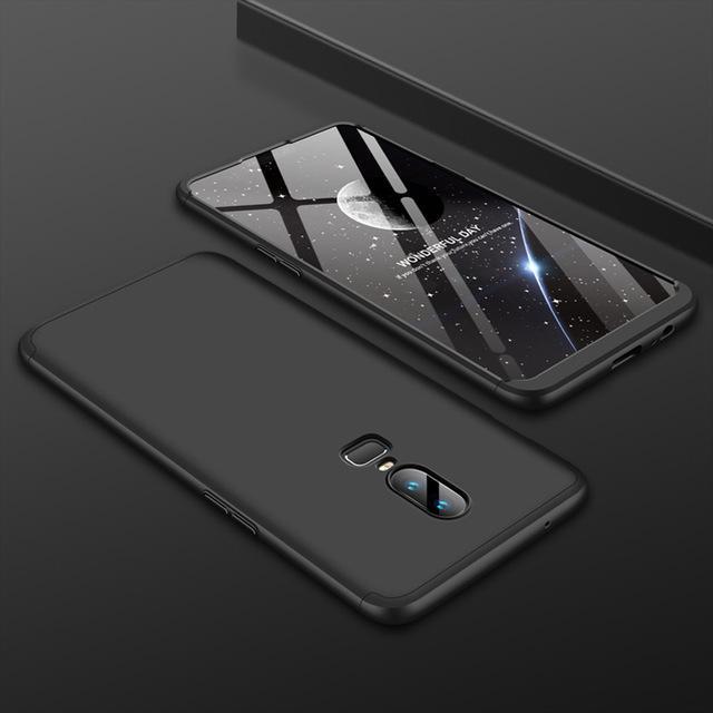 OnePlus 6 (2 in 1 Combo) 360 Degree Protection Case + Lens Guard