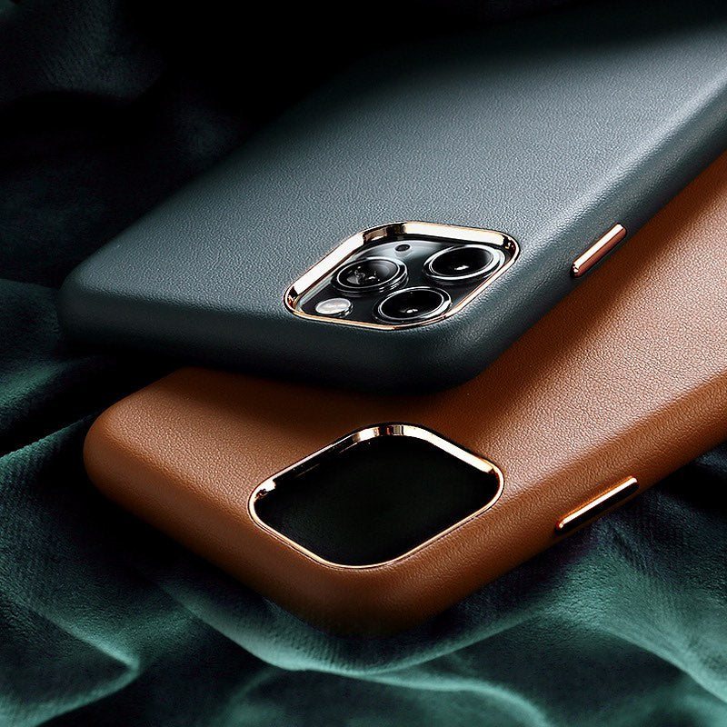 iPhone 13 Series Luxury Genuine Leather Case