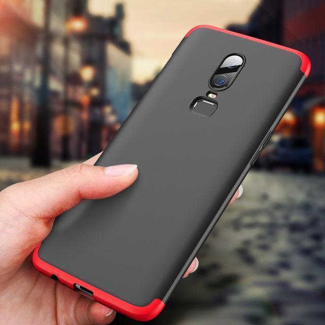 OnePlus 6 (2 in 1 Combo) 360 Degree Protection Case + Lens Guard