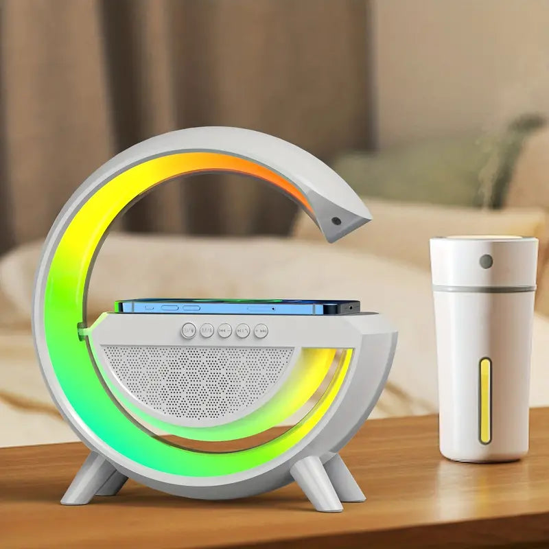 G-Lamp Multi-Functional Wireless Charger With BT Speaker