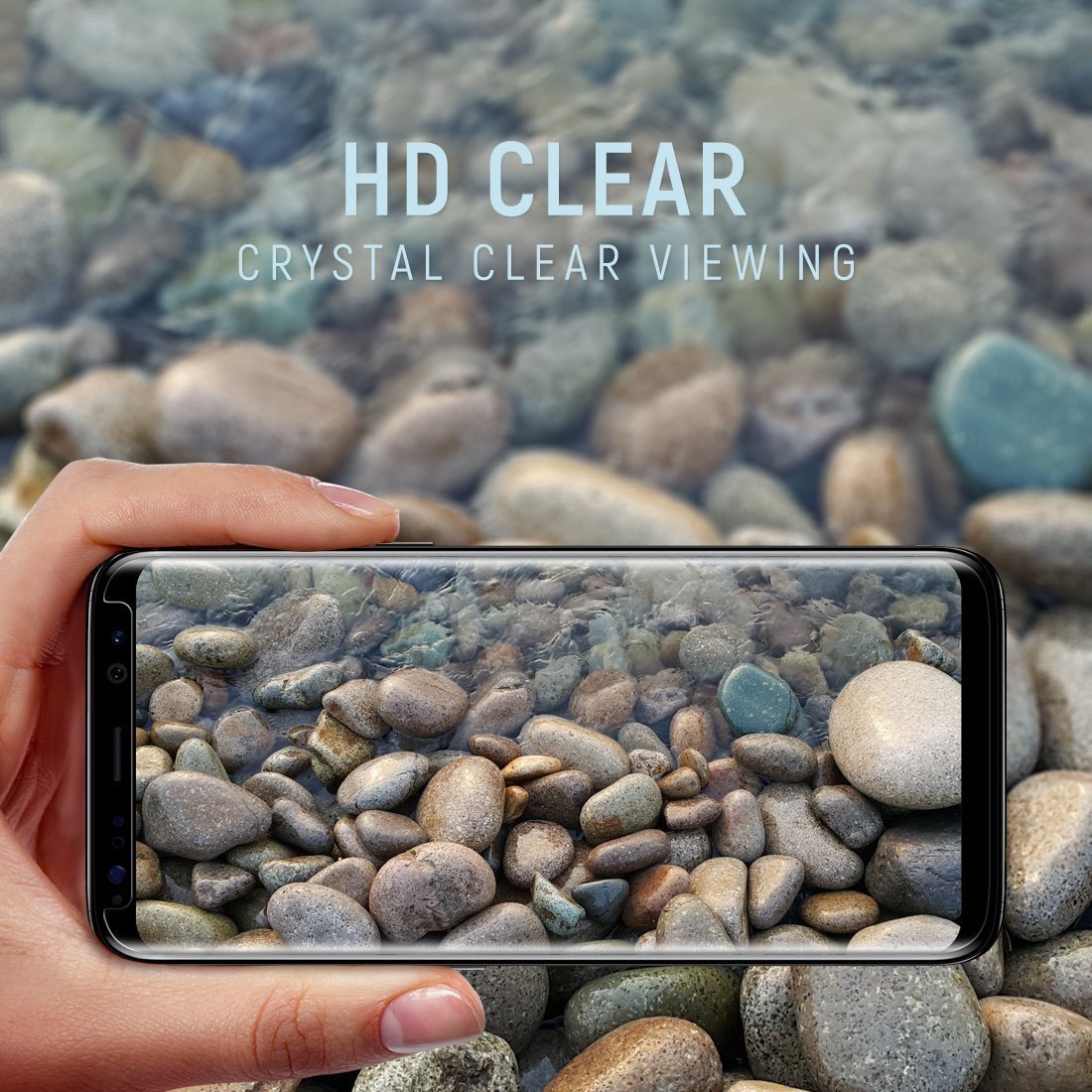 Galaxy S8 4D Cut Tempered Glass