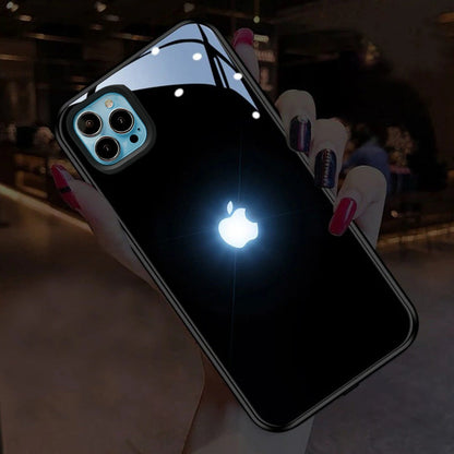 iPhone 13 Pro LED Logo Glass Back Case