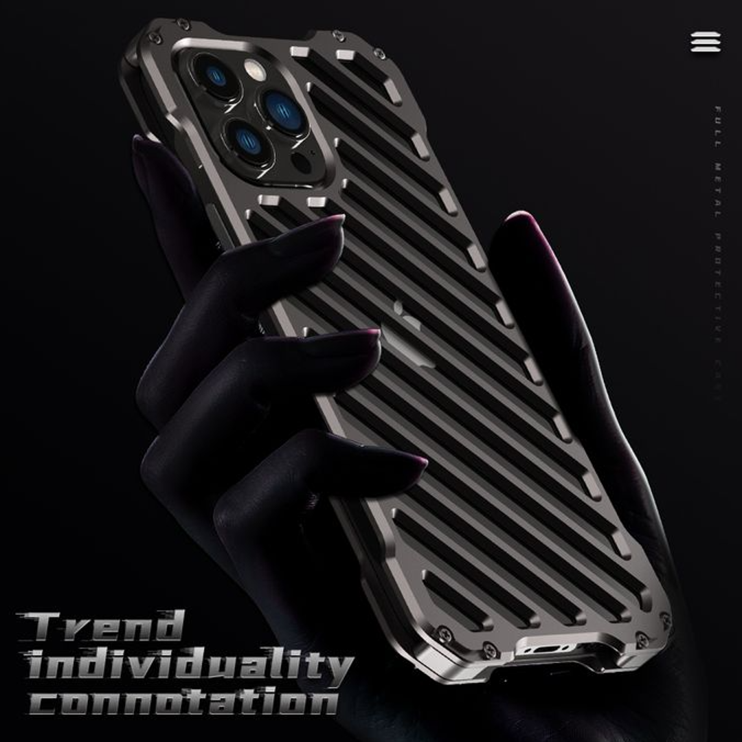 iPhone 13 Pro Max - R Just Aluminium Alloy Metallic Grill Case