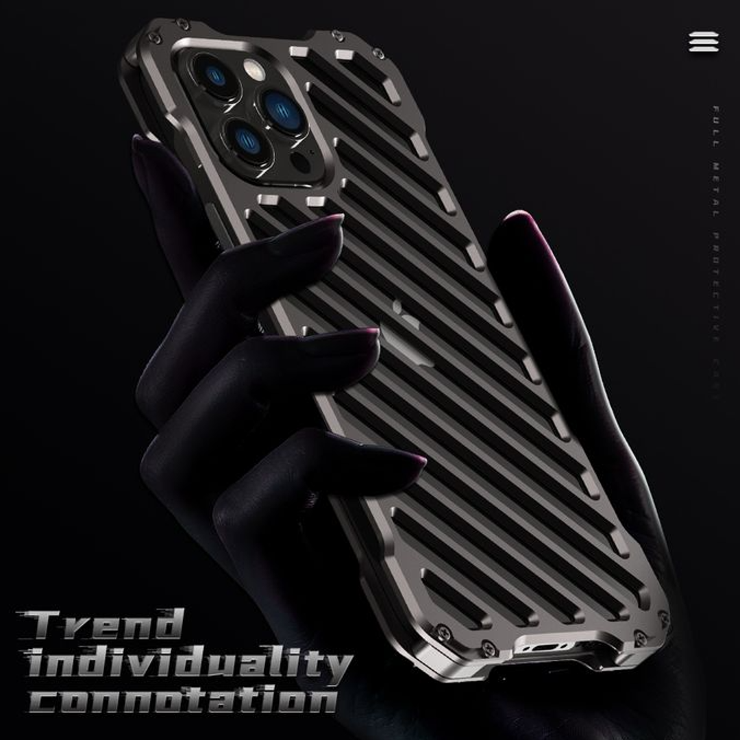 iPhone 13 Pro - R Just Aluminium Alloy Metallic Grill Case