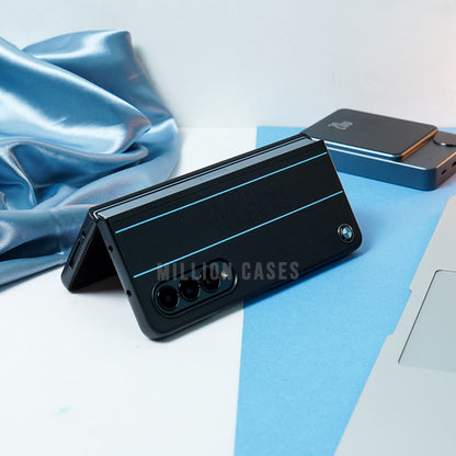 Galaxy Z Fold3 Luxurious Logo Stripe Case