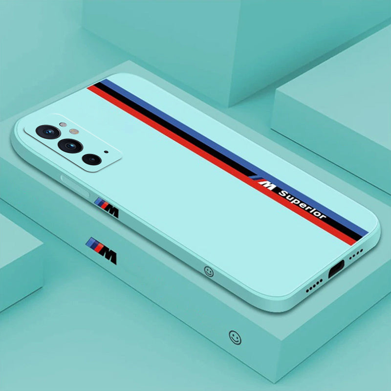 OnePlus 9RT (2 in 1 Combo) Motorsports Silicone Case + Camera Lens Protector