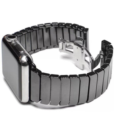 Ceramic Metal Band for Apple Watch [44MM] - Black