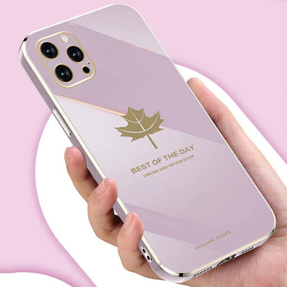 iPhone 13 - Maple Leaf Soft Plating Case