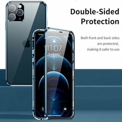 iPhone 12 - Front & Back Protection Magnetic Case