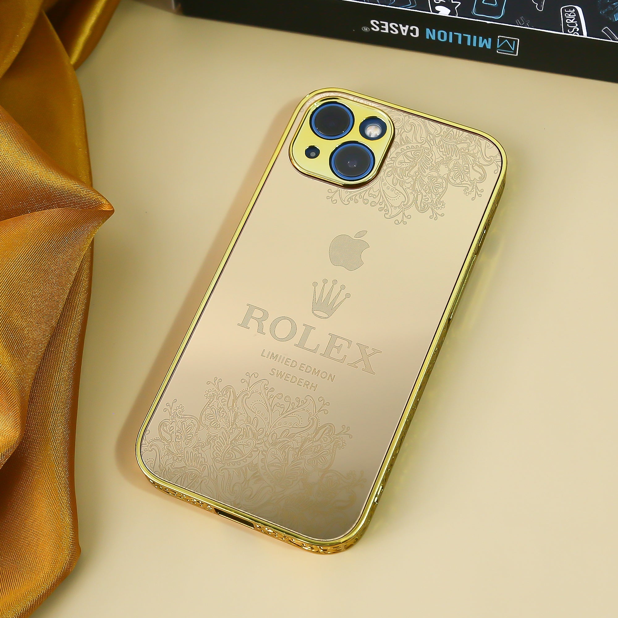 Limited edition Gold crafted Rolex case iPhone Alpha Cases