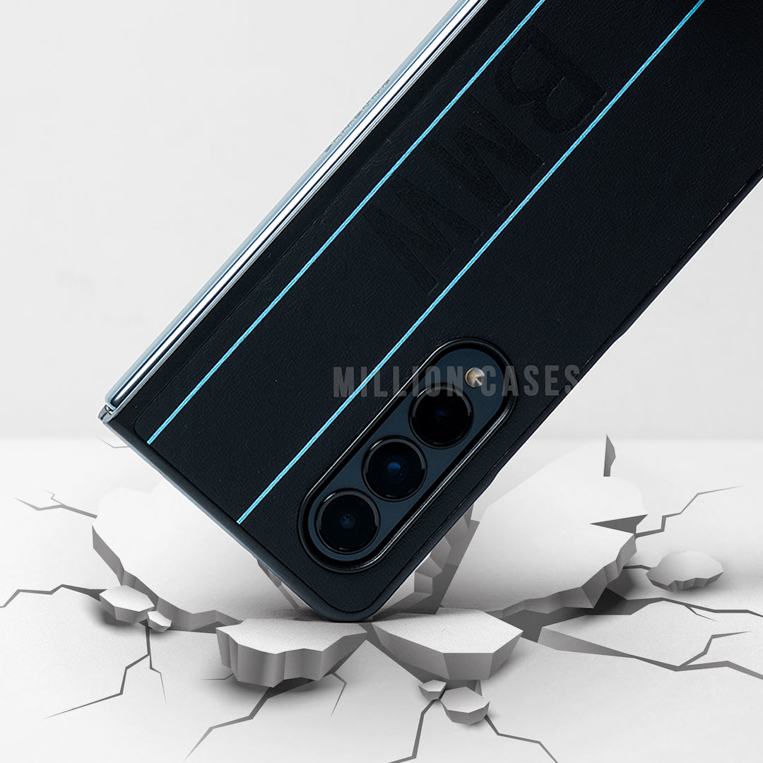 Galaxy Z Fold3 Luxurious Logo Stripe Case