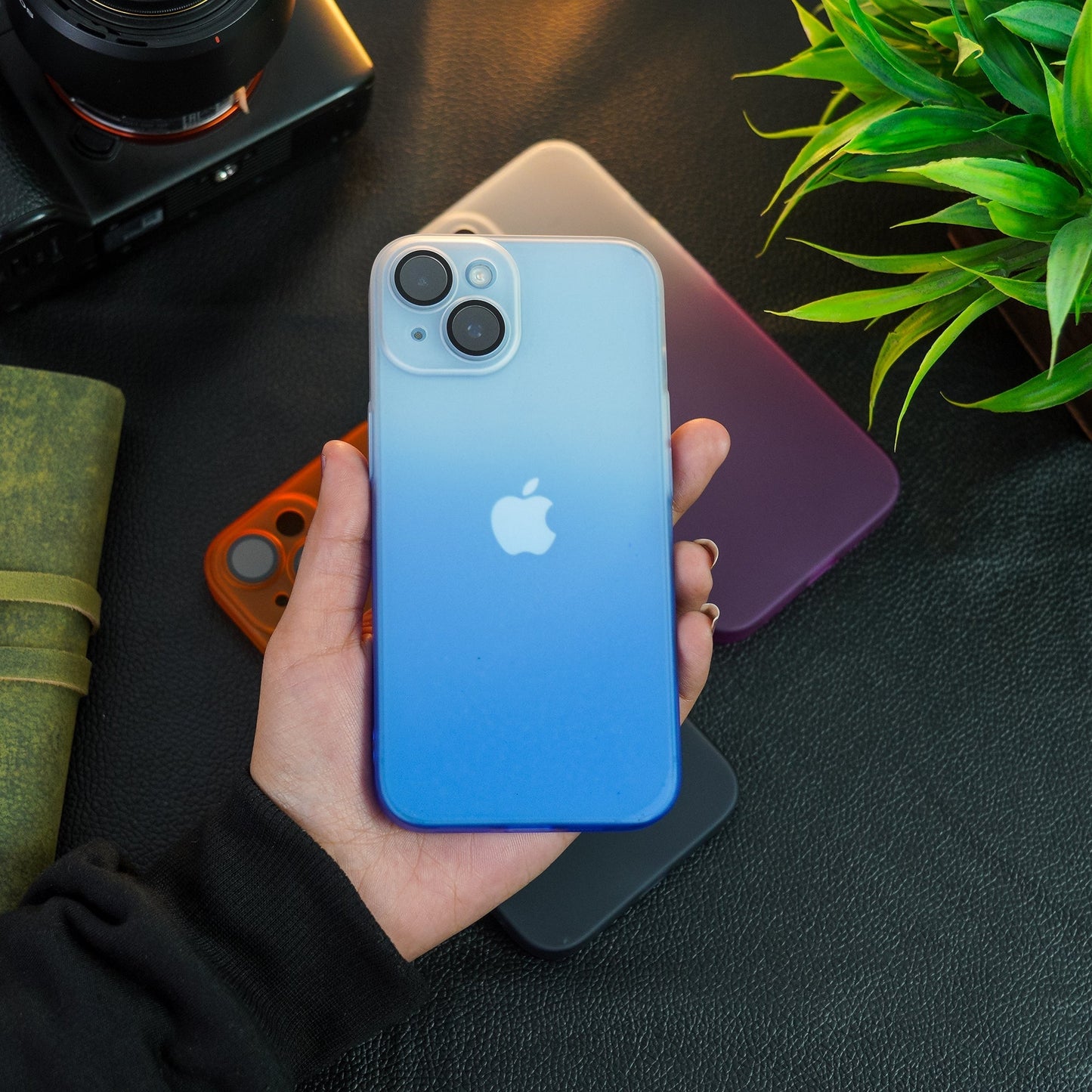 iPhone 14 Pro Frosted Matte Gradient Back Case