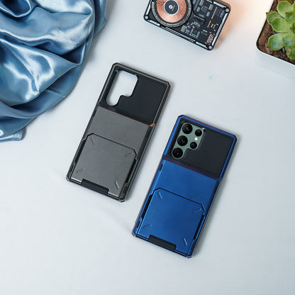 Galaxy S21 Hidden Card Holder Hybrid Case