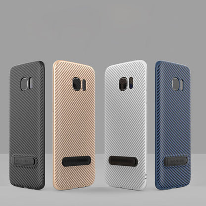 Galaxy S7 Edge Carbon Fiber Kickstand Case