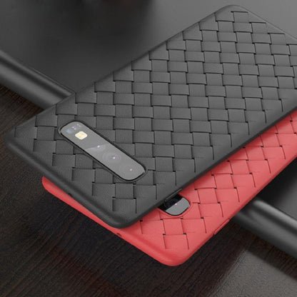Henks ® Galaxy S10 Plus Ultra-thin Grid Weaving Case