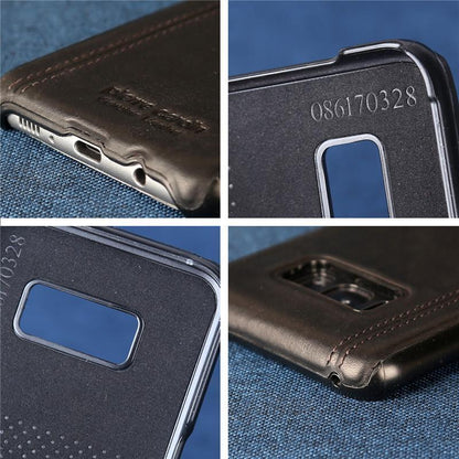 Galaxy S8 Plus Pierre Cardin Genuine Leather Case