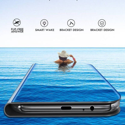 Galaxy S9 Mirror Clear View Flip Case [Non Sensor Working]