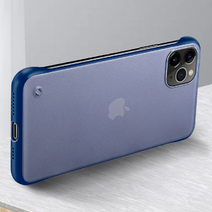 iPhone 11 Pro - Frameless Finger Ring Holder Matte Case