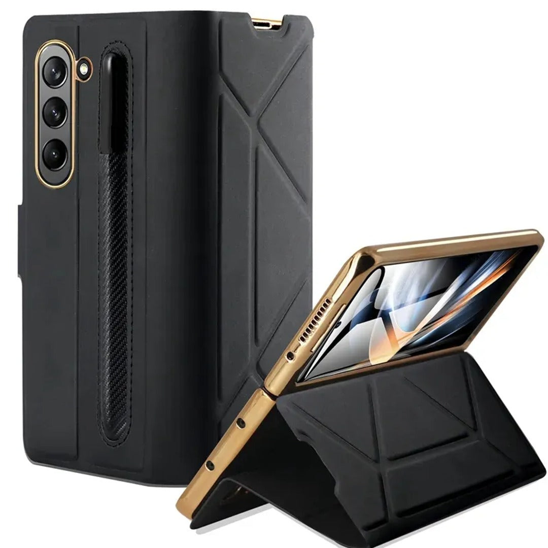 Galaxy Z Fold5 Premium Magnetic Fold Case with Pen Slot