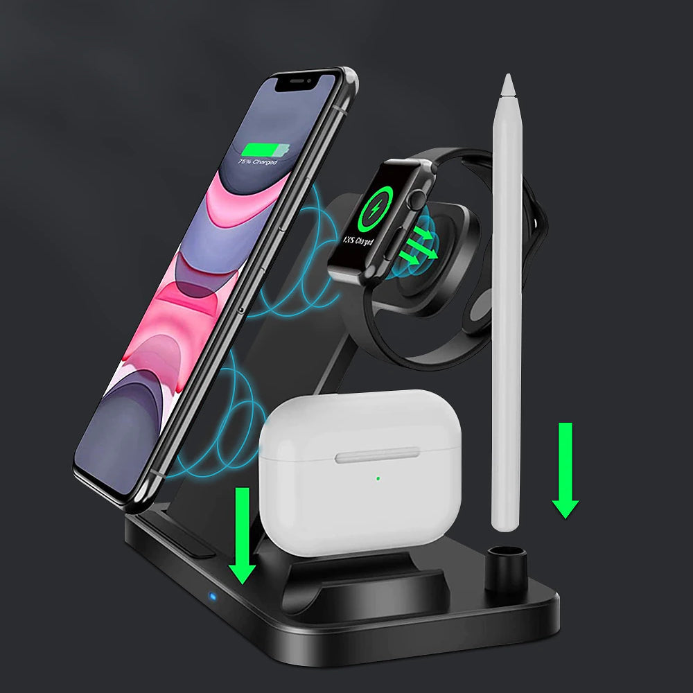 4 in 1 Qi Wireless Charging Stand