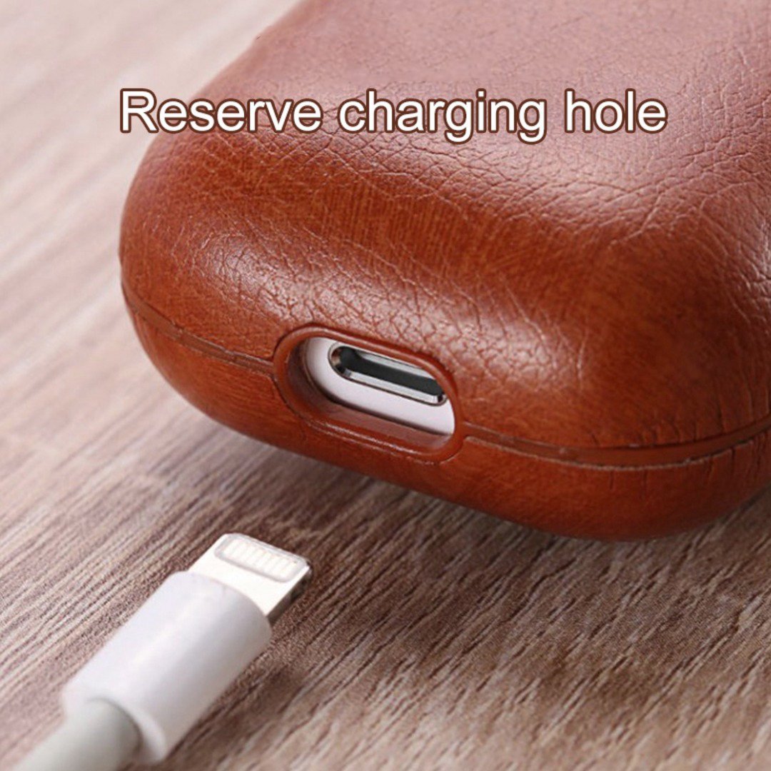 Genuine Leather Case For Airpods