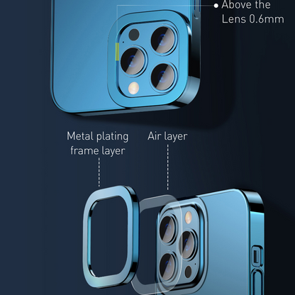 iPhone 13 Pro - Transparent Glitter Edge Bumper Case