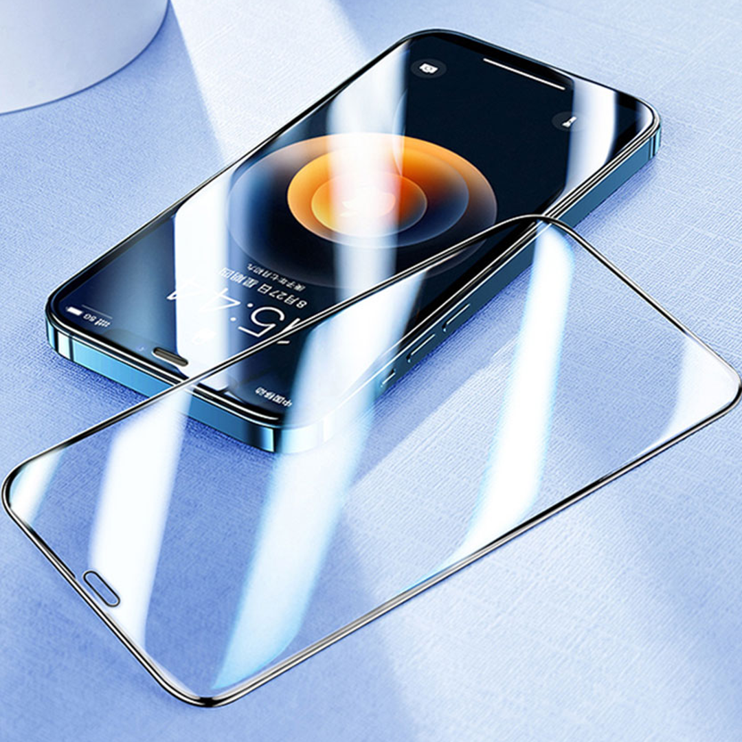 iPhone 13 Series Oleophobic Tempered Glass With Camera Lens Ring