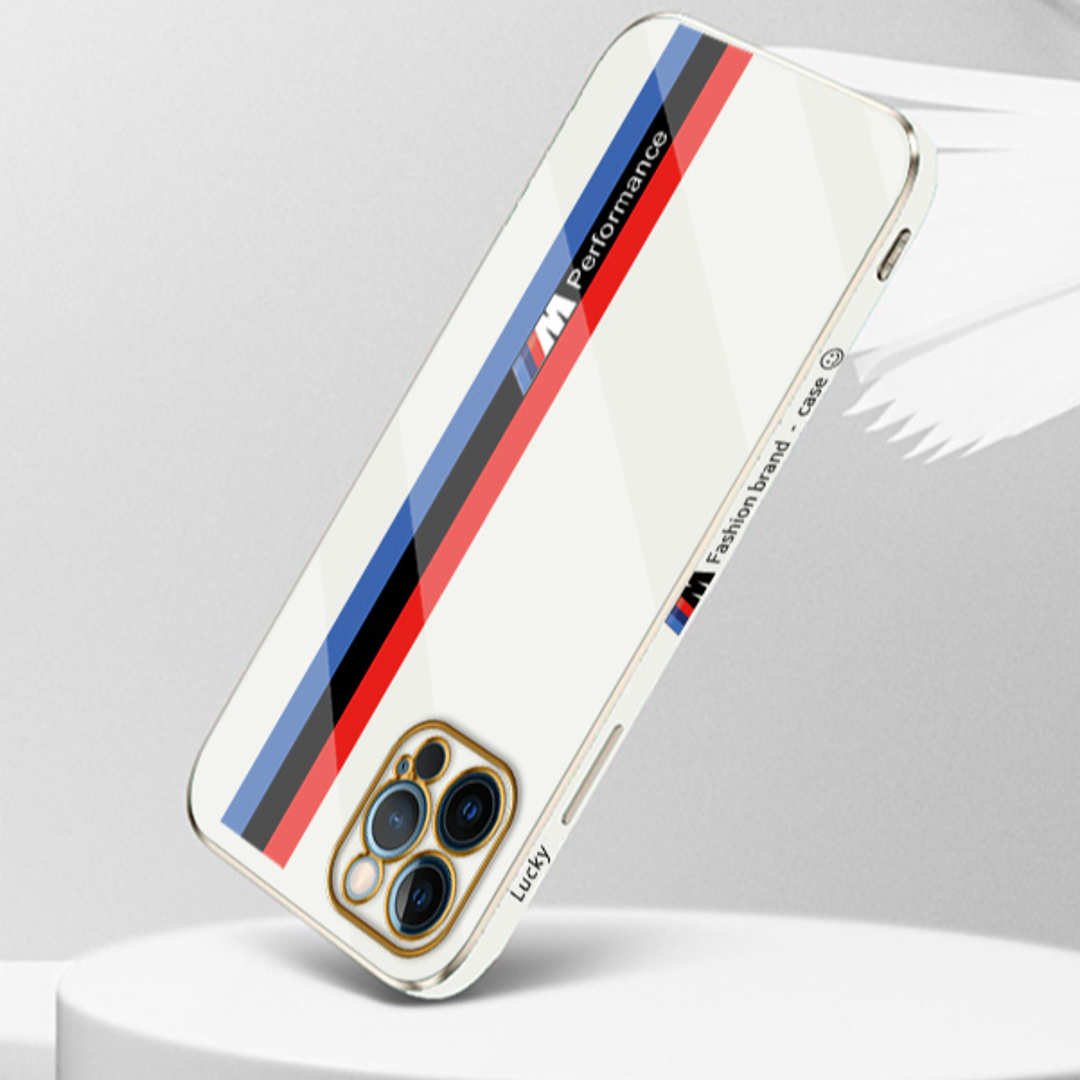 iPhone 13 Series Electroplating Motorsport Edition Soft Case