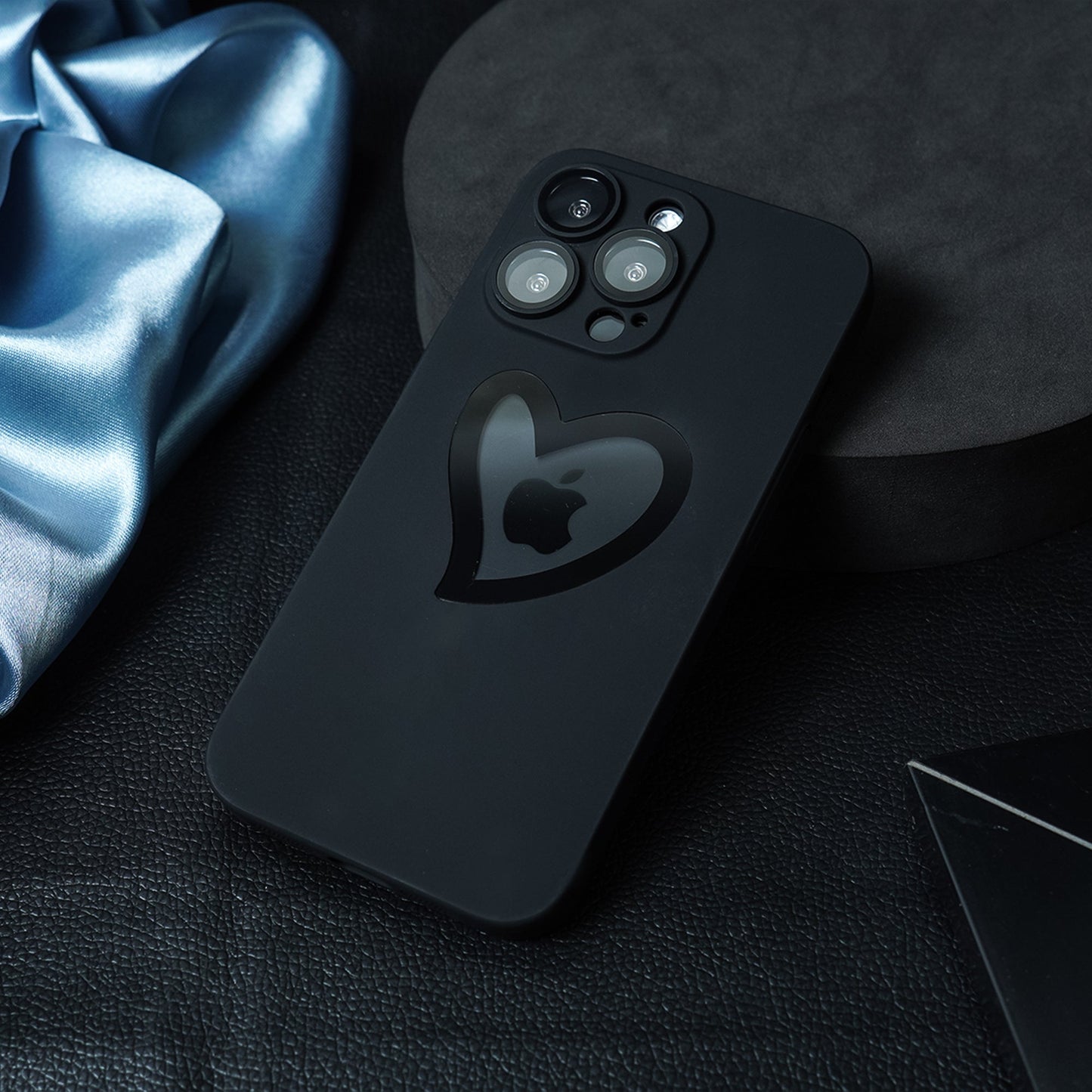 iPhone 14 Pro Heart Shape Logo Design Case