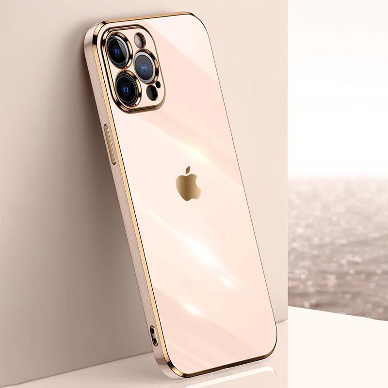 iPhone Series Soft Plating Camera Protection Case