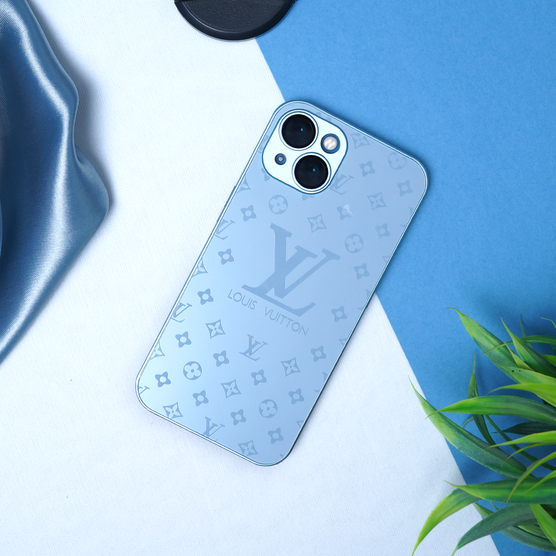 LV Pattern Glass Case - iPhone – Alpha Cases